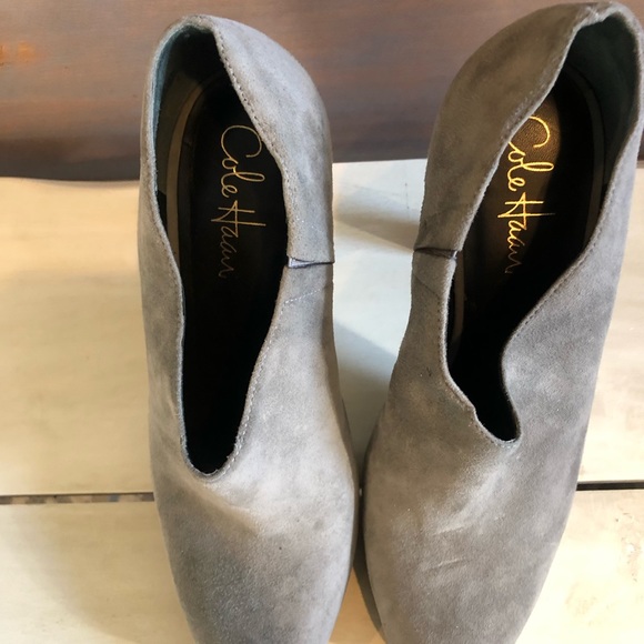 Cole Haan … platform heel suede ankle boots - Picture 14 of 16